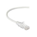 Black Box Black Box C6PC28-WH-04 4 ft. Slim Net CAT6 Patch UTP Network Cable; White C6PC28-WH-04